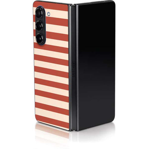 Neutral Stripes Galaxy Z Fold5 5G Skin