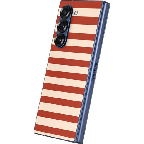 Neutral Stripes Galaxy Z Fold6 Skin