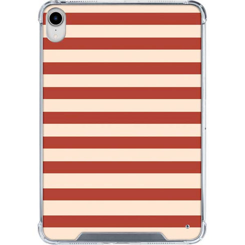 Neutral Stripes iPad 11th Gen (2025) Clear Case