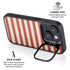 Neutral Stripes iPhone 14 Plus Kickstand Case