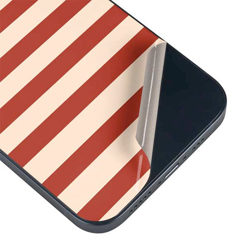 Neutral Stripes iPhone 15 Skin