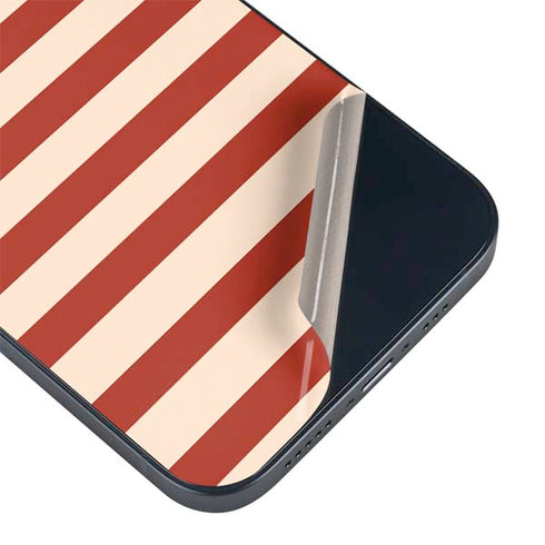 Neutral Stripes iPhone 15 Skin