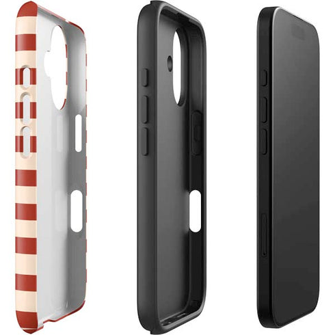 Neutral Stripes iPhone 16 Impact Case