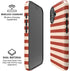 Neutral Stripes iPhone 16 Plus Magsafe Impact Case