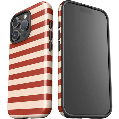 Neutral Stripes iPhone 16 Pro Max Impact Case