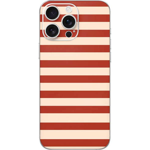 Neutral Stripes iPhone 16 Pro Max Skin