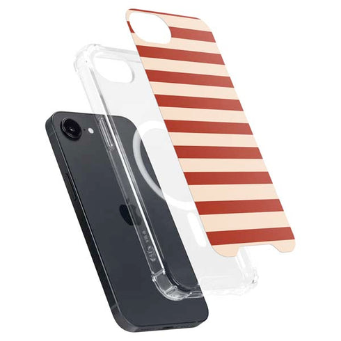 Neutral Stripes iPhone 16e MagSafe Case