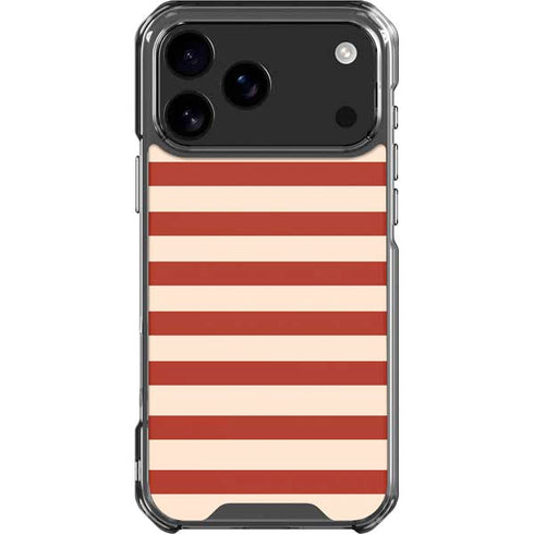 Neutral Stripes iPhone 18 Pro Max Clear Case
