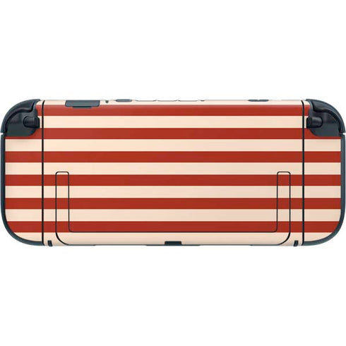 Neutral Stripes Nintendo Switch 2 (2025) with Joy-Con Skin