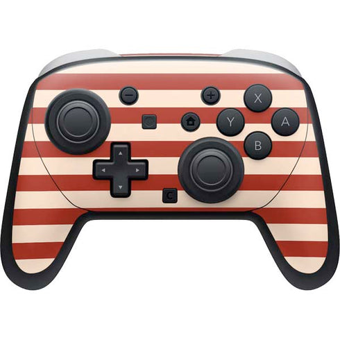 Neutral Stripes Nintendo Switch 2 (2025) Pro Controller Skin