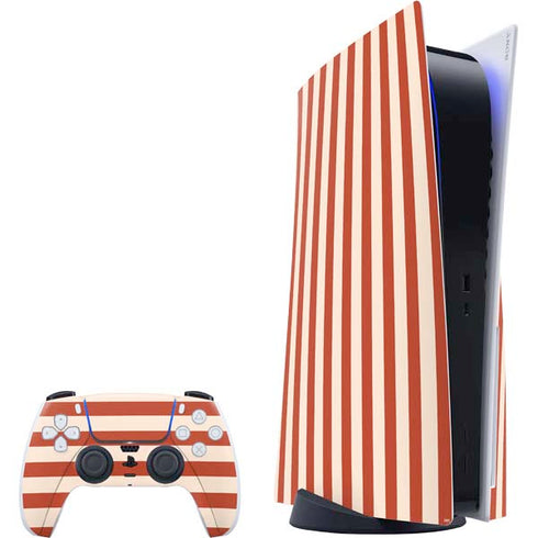 Neutral Stripes PlayStation PS5 Skins