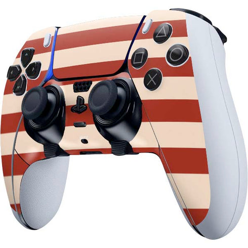 Neutral Stripes PS5 DualSense Edge Pro Controller Skin