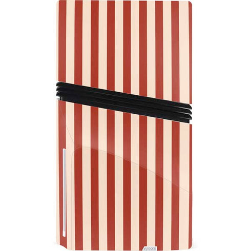 Neutral Stripes PS5 Pro Disk Console Skin