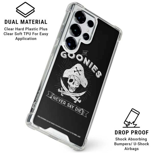 Warner Bros The Goonies (1985) Never Say Die Galaxy S25 Ultra Clear Case