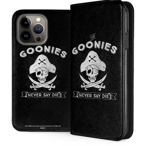 Warner Bros The Goonies (1985) Never Say Die iPhone 15 Pro Max Folio Case