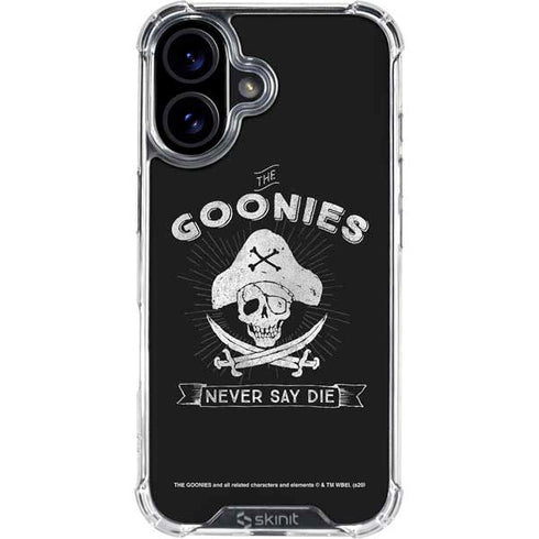 Warner Bros The Goonies (1985) Never Say Die iPhone 16 Plus Clear Case