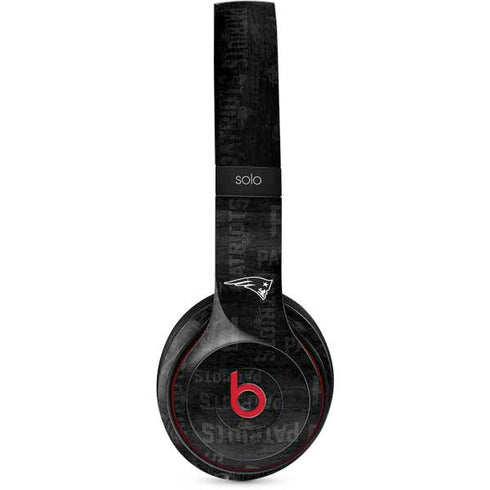 NFL New England Patriots Black & White Beats Solo 3 Wireless Skin