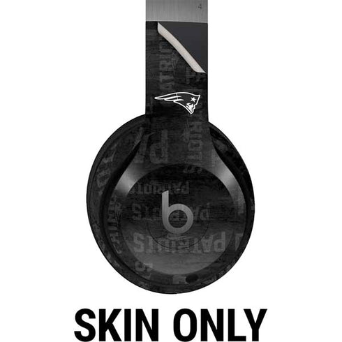 NFL New England Patriots Black & White Beats Solo 4 Wireless Headphones Skin