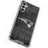 NFL New England Patriots Black & White Gabb Phone 4 Clear Case