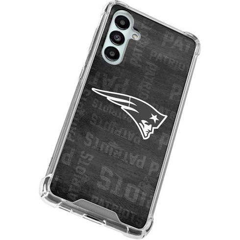 NFL New England Patriots Black & White Galaxy A16 5G Clear Case