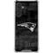 NFL New England Patriots Black & White Galaxy A17 Clear Case