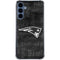 NFL New England Patriots Black & White Galaxy A35 5G Clear Case