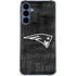NFL New England Patriots Black & White Galaxy A35 5G Clear Case