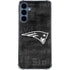 NFL New England Patriots Black & White Galaxy A55 5G Clear Case