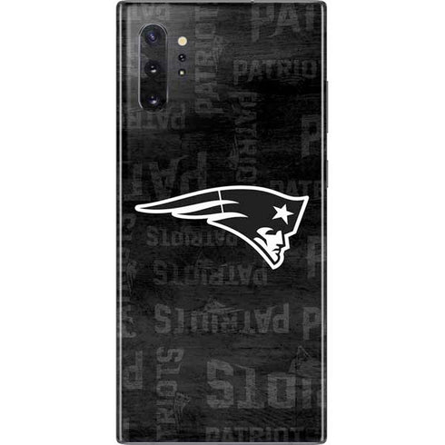 NFL New England Patriots Black & White Galaxy Note 10 Plus Skin