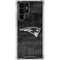 NFL New England Patriots Black & White Galaxy S23 Ultra Clear Case