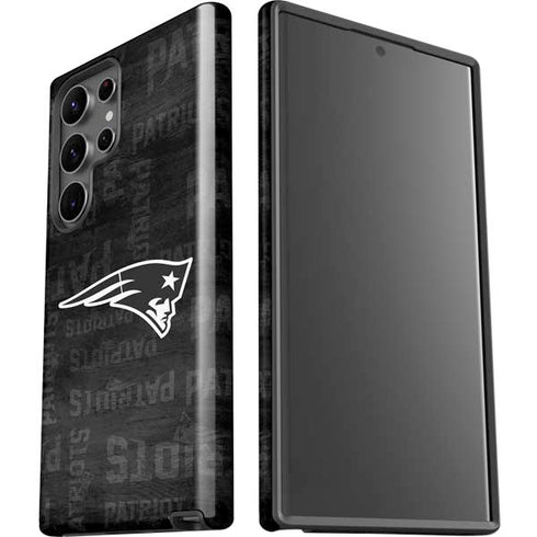 NFL New England Patriots Black & White Galaxy S23 Ultra Pro Case