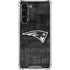 NFL New England Patriots Black & White Galaxy S24 FE Clear Case