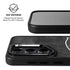 NFL New England Patriots Black & White Galaxy S24 FE Kickstand Case