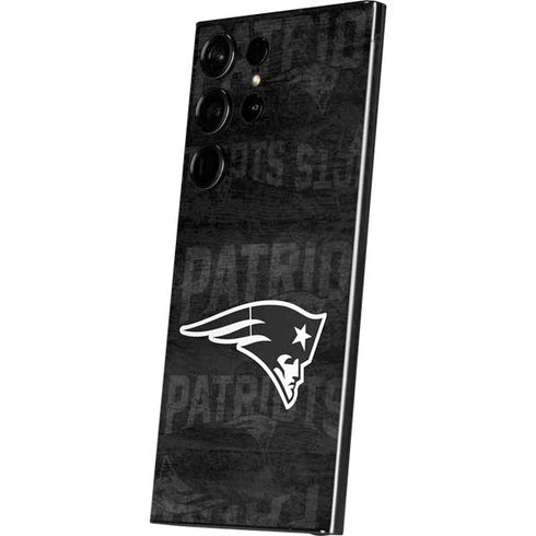 NFL New England Patriots Black & White Galaxy S25 Ultra Skin