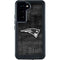 NFL New England Patriots Black & White Galaxy S24 Waterproof Case
