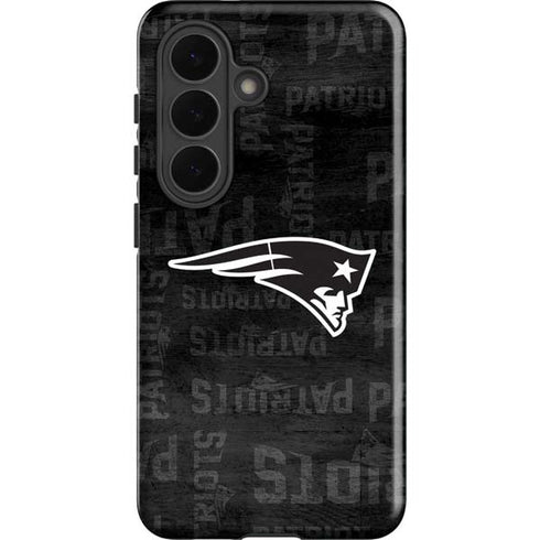 NFL New England Patriots Black & White Galaxy S26 Plus Impact Case