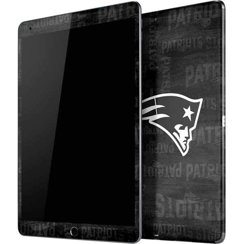 NFL New England Patriots Black & White iPad Skins
