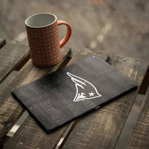 NFL New England Patriots Black & White iPad Skins