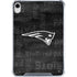 NFL New England Patriots Black & White iPad 11th Gen (2025) Clear Case