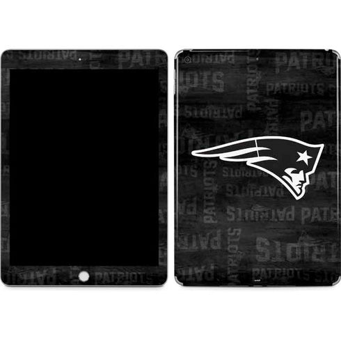NFL New England Patriots Black & White Apple iPad Skin