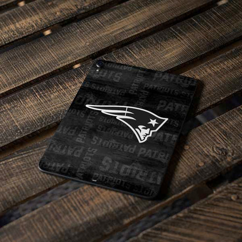 NFL New England Patriots Black & White Apple iPad Pro Skin