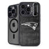 NFL New England Patriots Black & White iPhone 14 Pro Max Kickstand Case
