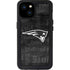NFL New England Patriots Black & White iPhone 15 Plus Waterproof Case