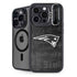 NFL New England Patriots Black & White iPhone 15 Pro Max Kickstand Case