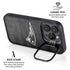 NFL New England Patriots Black & White iPhone 15 Pro Max Kickstand Case