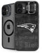 NFL New England Patriots Black & White iPhone 16 Kickstand Case