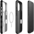 NFL New England Patriots Black & White iPhone 16 Plus Magsafe Impact Case
