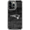 NFL New England Patriots Black & White iPhone 16 Pro Clear Case