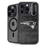 NFL New England Patriots Black & White iPhone 16 Pro Kickstand Case