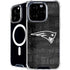NFL New England Patriots Black & White iPhone 16 Pro MagSafe Case